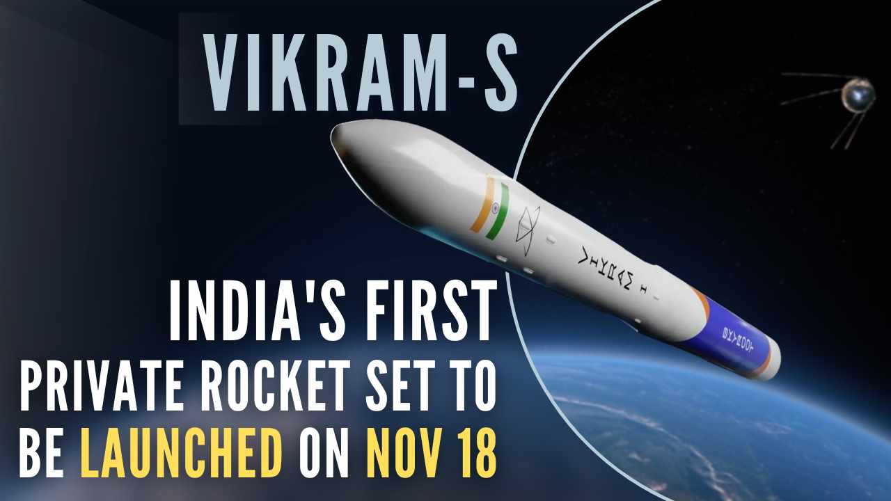 India's first private rocket Vikram-S launched, flight from ISRO's Satish Dhawan Space Center