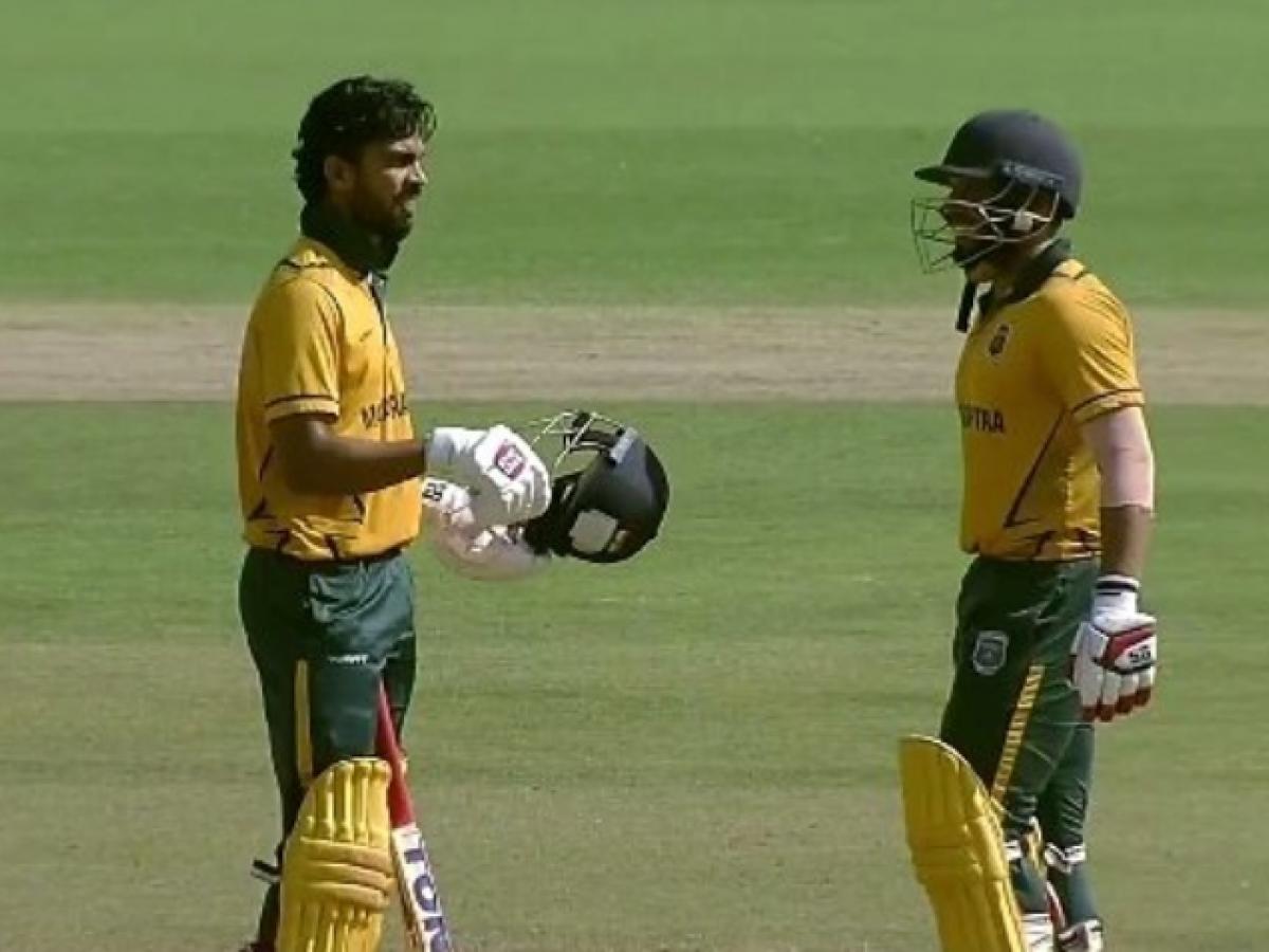 Ruturaj Gaikwad created history, hit 7 consecutive sixes in one over