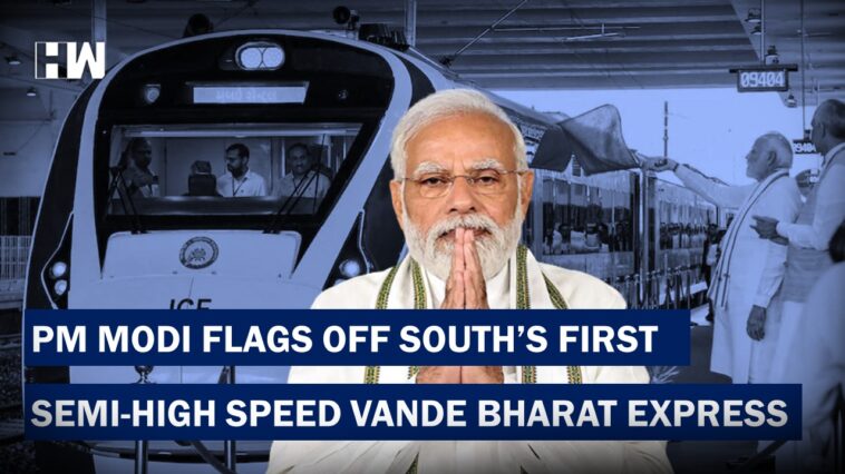 PM Modi inaugurate South's First Vande Bharat Train Today