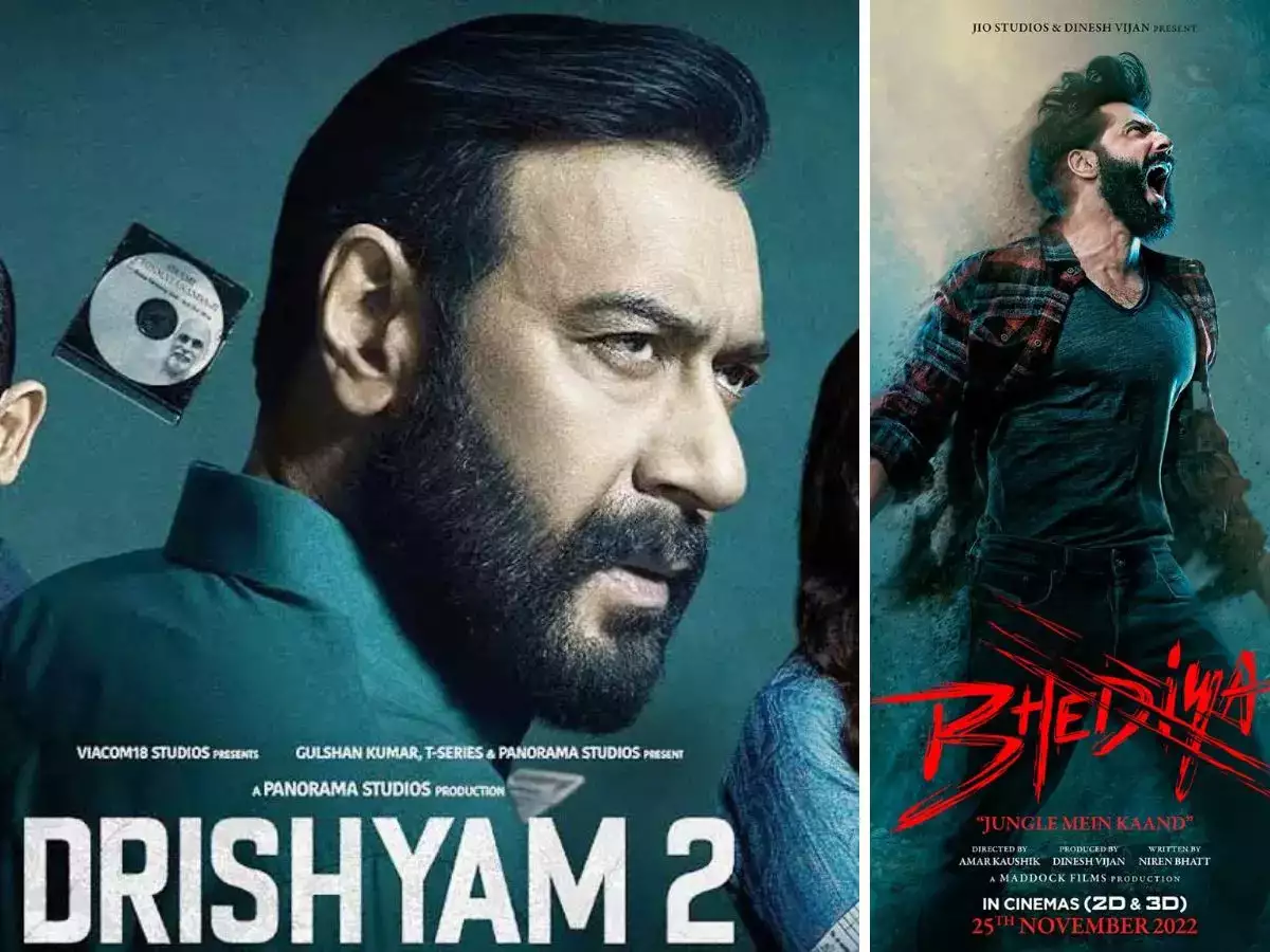 Box Office: Drishyam 2 crossed 200 crores, 'Bhediya' could not spoil the game, how much did Varun Dhawan's film earn?