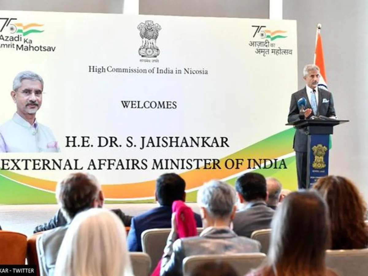 'India has to be made a manufacturing hub', Jaishankar said in Nicosia