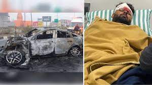Cricketer Rishabh Pant car accident
