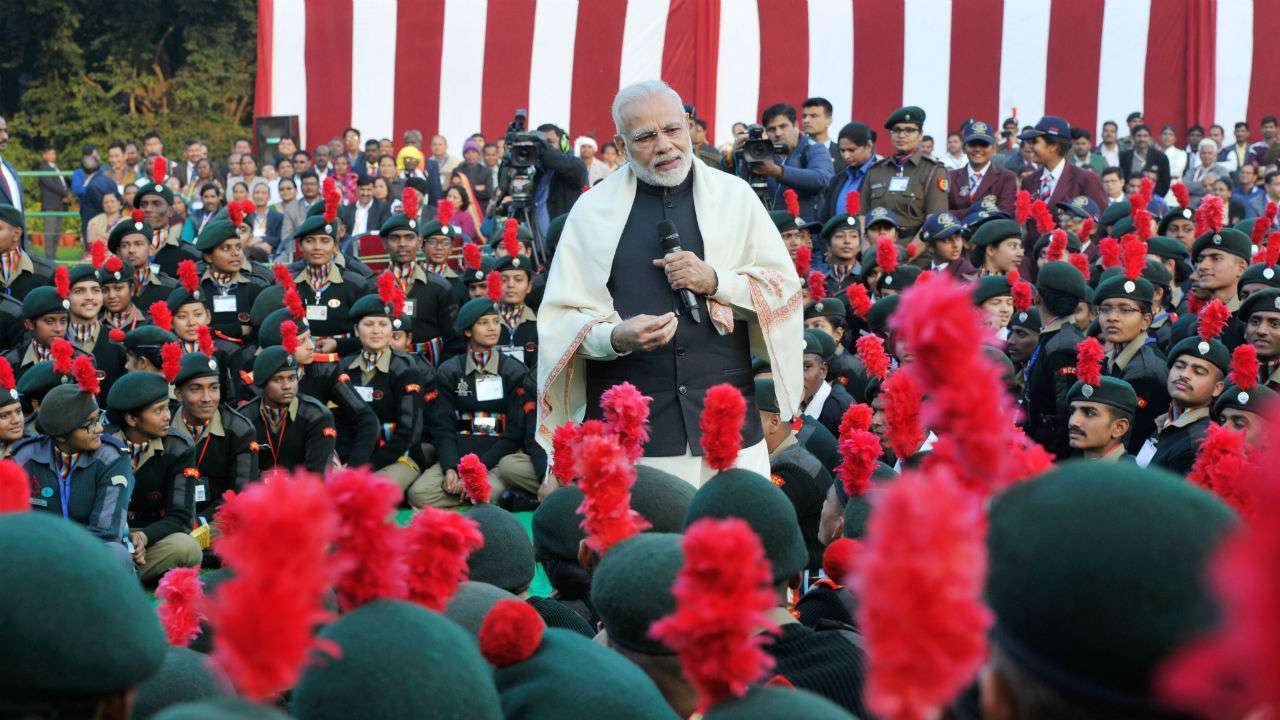 Today, PM Modi Will Address an NCC PM Rally in Delhi.