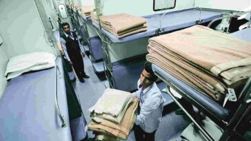 Passengers got smelly blankets in AC coach