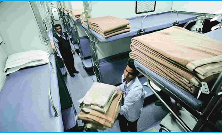 Passengers got smelly blankets in AC coach