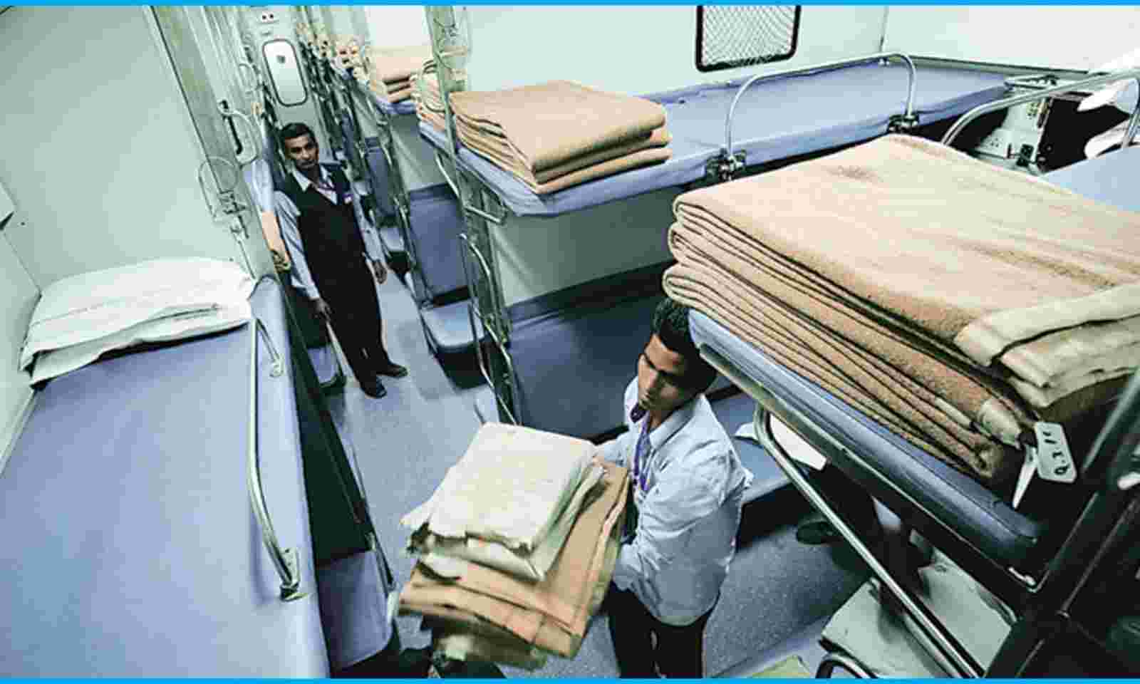 Passengers got smelly blankets in AC coach