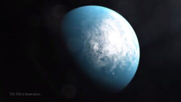 Webb telescope confirms its first extrasolar planet, a rocky planet the size of Earth that orbits a red dwarf star.