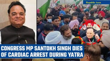 During Bharat Jodo Yatra, Congress MP Santokh Singh passes away; Rahul Gandhi rushes to the hospital.