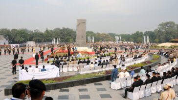 National Police Memorial in Delhi, Interpol pays Tribute.