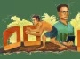 Google honors the 97th birthday of the wrestler Khashaba Dadasaheb Jadhav.