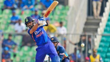 Virat Kohli achieves his 74th international century in the third ODI versus Sri Lanka