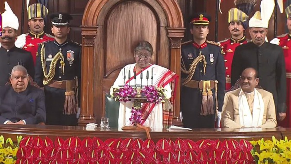 Girls' education is emphasised by President Murmu in her address to the first legislature.