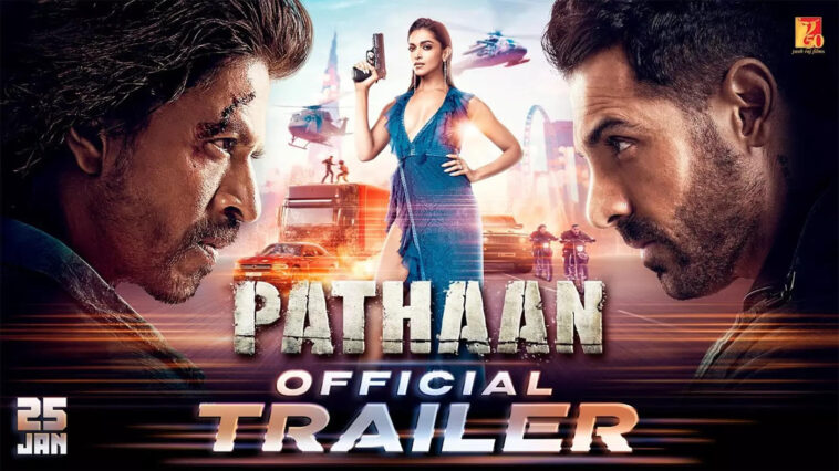 The trailer for Shah Rukh Khan's Pathaan is out, and fans are impressed by the high-speed action!