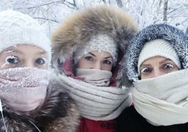 Residents of Russia City struggle with temperatures of -50 degrees yet "Can't Fight It"