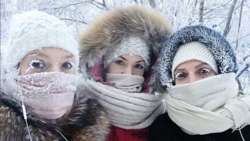 Residents of Russia City struggle with temperatures of -50 degrees yet "Can't Fight It"