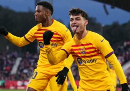 Barcelona wins its 100th game against Girona thanks to Pedri's goal.