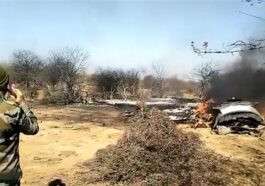Almost at the same time, three planes crash: two IAF planes in Madhya Pradesh and one in Rajasthan.