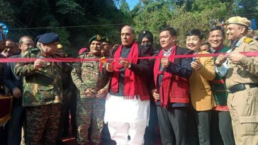 Defence Minister Rajnath Singh inaugurated 28 infra projects