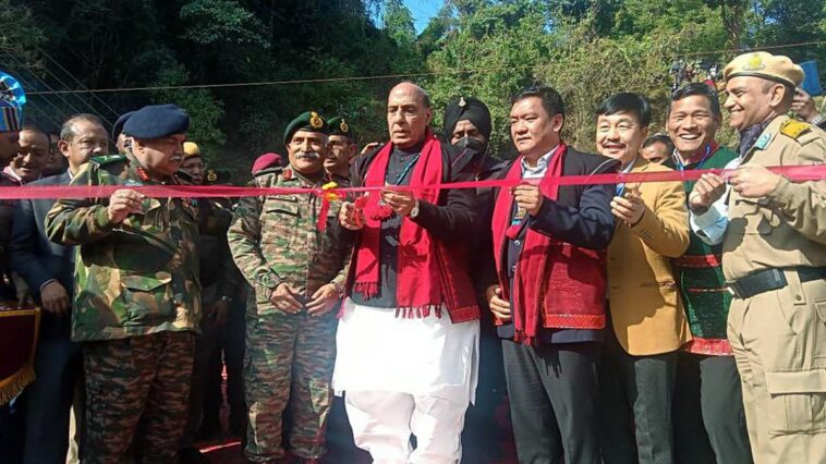 Defence Minister Rajnath Singh inaugurated 28 infra projects