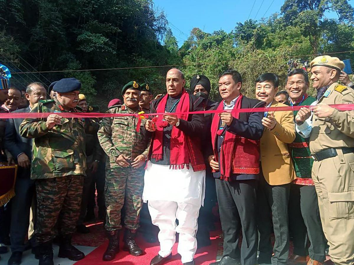 Defence Minister Rajnath Singh inaugurated 28 infra projects