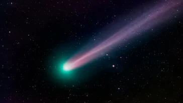 This week, a rare green comet will pass by Earth.