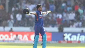 While scoring his fourth ODI century, Shubman Gill tied Babar Azam for the all-time record