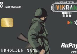 BOB Financial is giving National Defenders Vikram Credit Card.