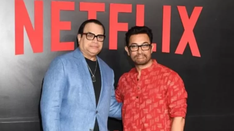 Aamir Khan shakes hands with paparazzo, poses for pics with Karan Johar at Netflix event. See pics