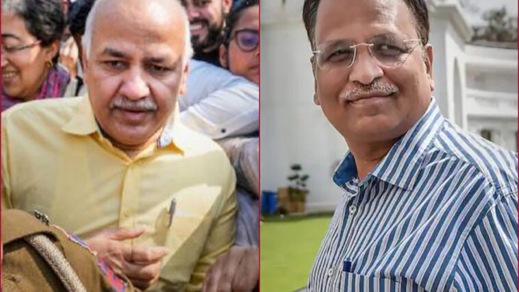 The arrested ministers of Delhi, Manish Sisodia and Satyendar Jain, resign.