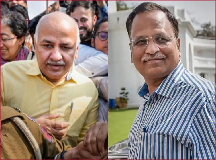 The arrested ministers of Delhi, Manish Sisodia and Satyendar Jain, resign.