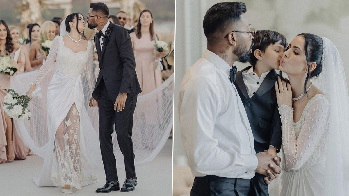 Hardik Pandya Posts Photos After Renewing Marriage Vows With Natasa Stankovic. Photos