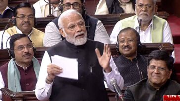 Modi in Rajya Sabha