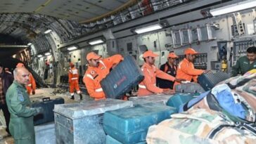 NDRF with specially equipped trained dog departed earthquake hit Turkey