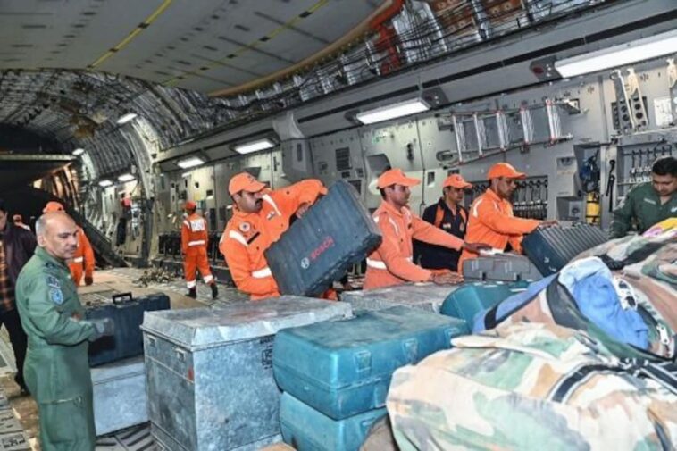 NDRF with specially equipped trained dog departed earthquake hit Turkey