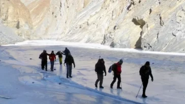 India's first frozen-lake marathon in Ladakh.