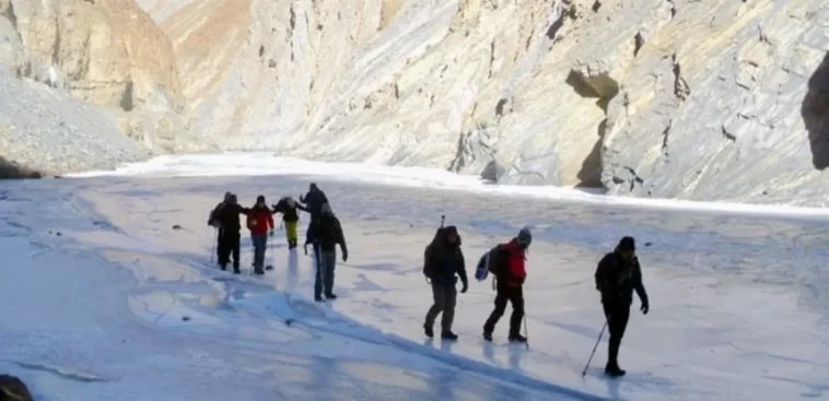 India's first frozen-lake marathon in Ladakh.