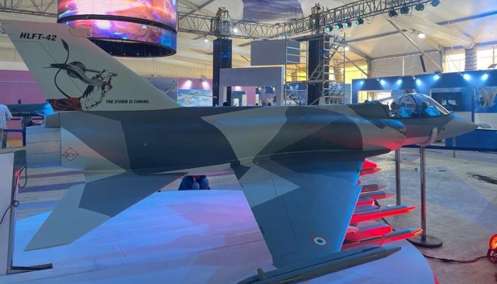 Bajrangbali Hanuman's image on HAL's fighter trainer aircraft exhibited in Aero India Show 2023: