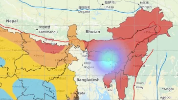 Earthquake Measuring 3.7 Jolts Meghalaya, Second In N-E In Less Than 5 Hours