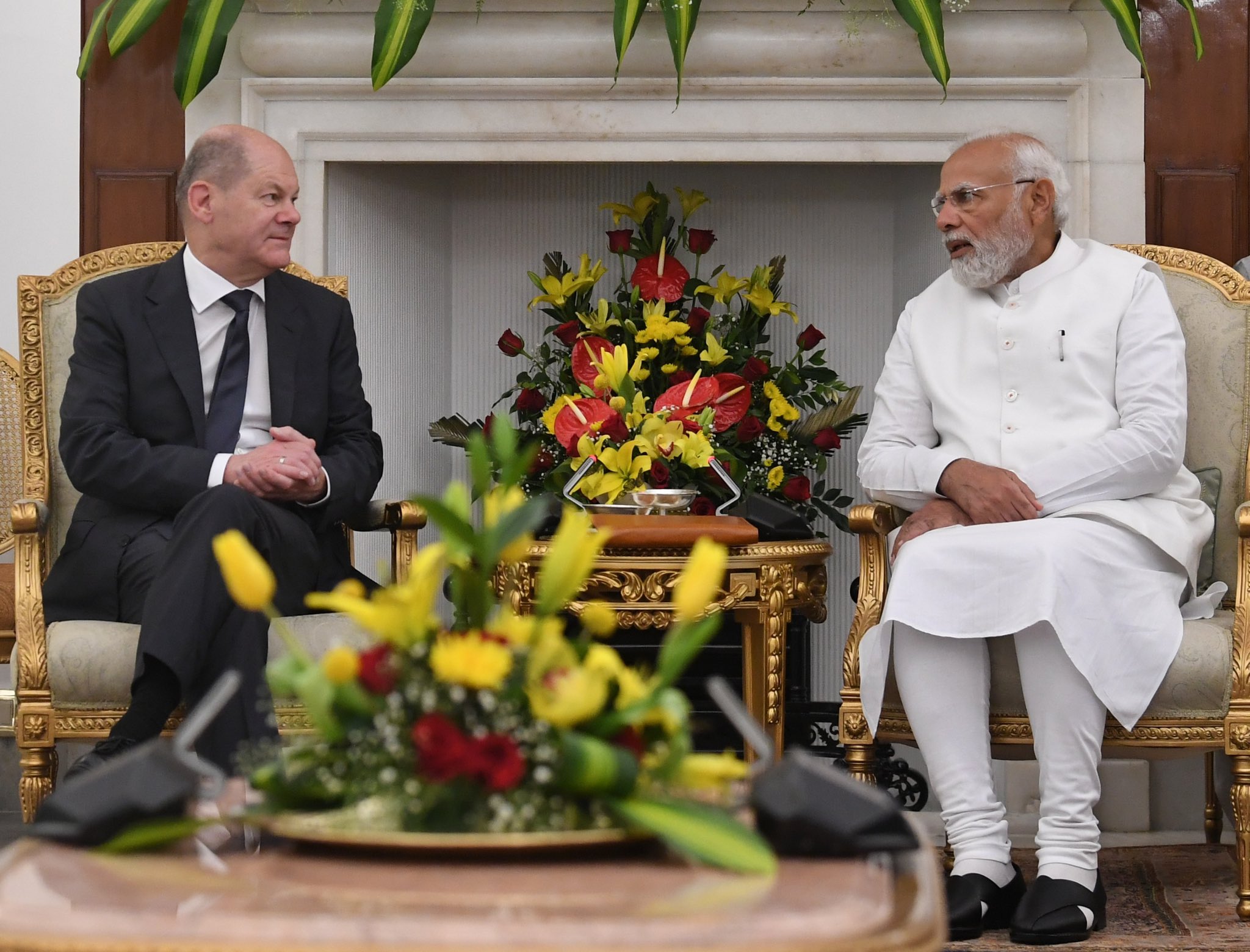 What PM Modi gave German Chancellor Scholz from Meghalaya