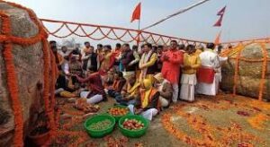 Rare rocks for Lord Ram idol reach Ayodhya from Nepal