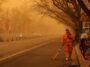 Beijing is struck by a massive sandstorm, and the air quality worsens