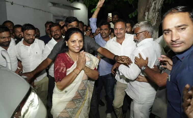 K Kavitha questioned: