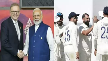 PM Modi and Australian PM Albanese will attend the India-Australia Test today in Ahmedabad.