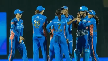 WPL 2023:  Mumbai Indians defeated Gujarat Giants by 55 runs; they are the first team to qualify for the playoffs.