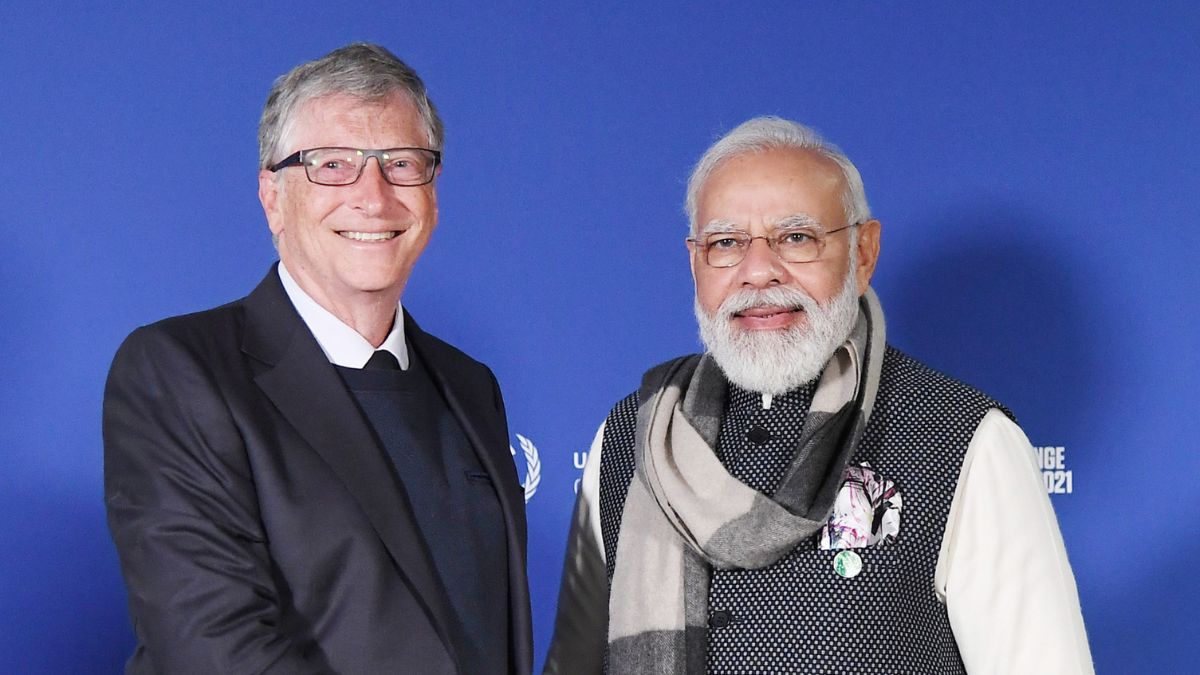 Bill Gates meets Narendra Modi business
