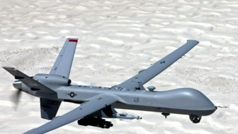 US drone and a Russian jet collide over the Black Sea