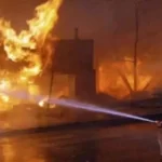 explosion at firecracker Unit