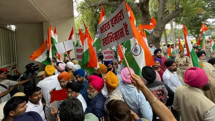 Sikhs protest