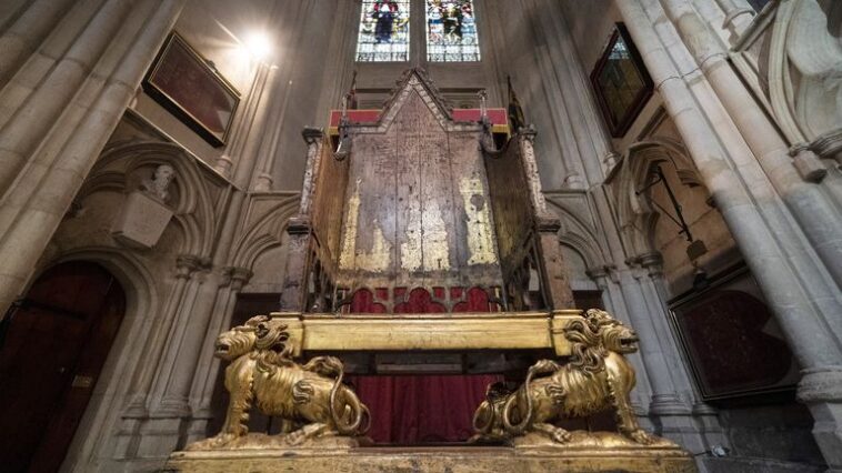For King Charles' coronation, a 700-year-old throne will get a new look