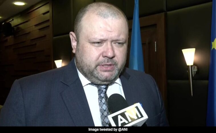 "False and propaganda," said the Ukraine's representative on Russia's Raisina.